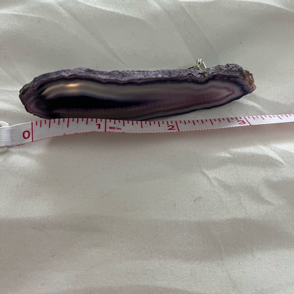 Source Unknown Amethyst geode Hair Accessory - Picture 3 of 3